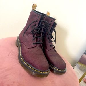 Dr. Martens Maroon Boots